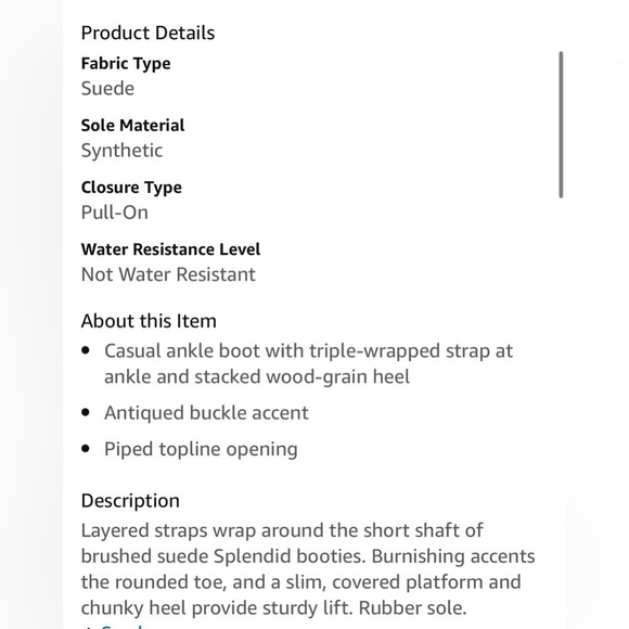 NIB Splendid Women's Laventa Smoke Suede Ankle Booties - Picture 12 of 12